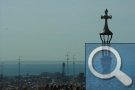 Blick auf Barcelona vom Park Güell aus